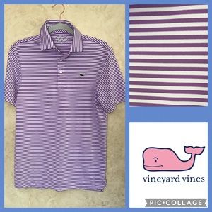 NWT Vineyard Vines Men’s Stripe Performance Polo